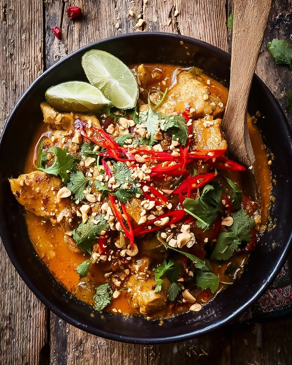 Spicy Thai Peanut Chicken Recipe - Recipe Image