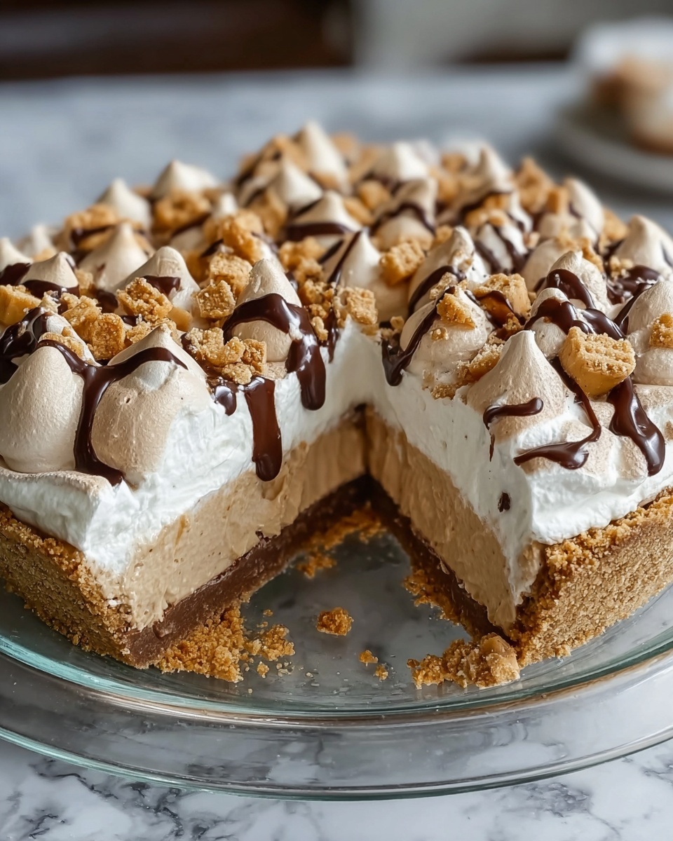 No-Bake Peanut Butter Pie Delight Recipe - Recipe Image