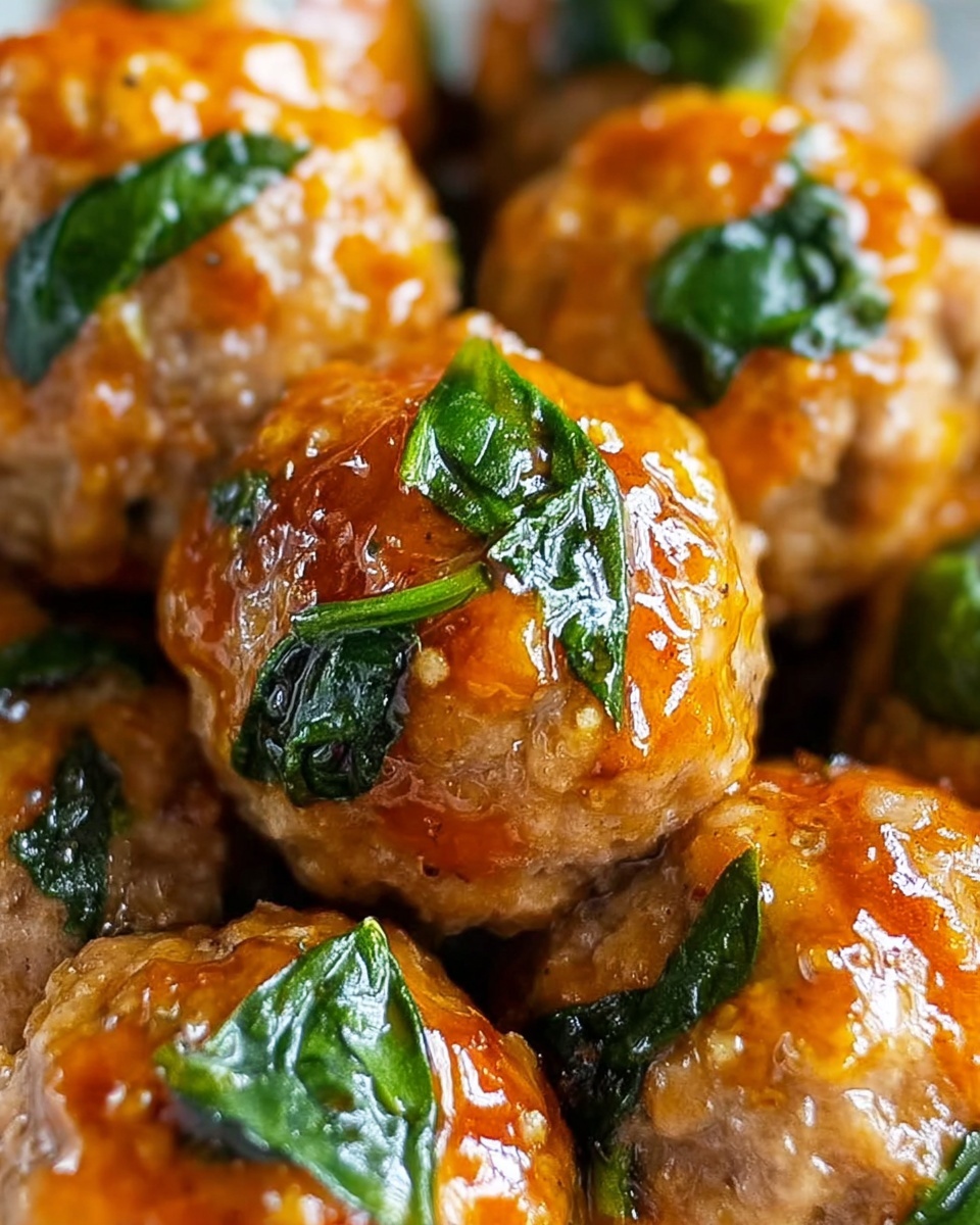 Baked Chicken Ricotta Spinach Meatballs Recipe - Recipe Image
