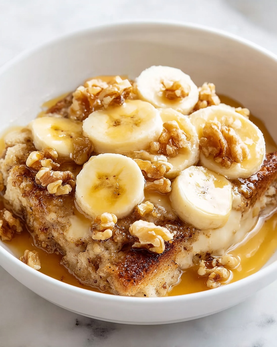 Greek Yogurt Banana Maple Bread Pudding Recipe - Recipe Image