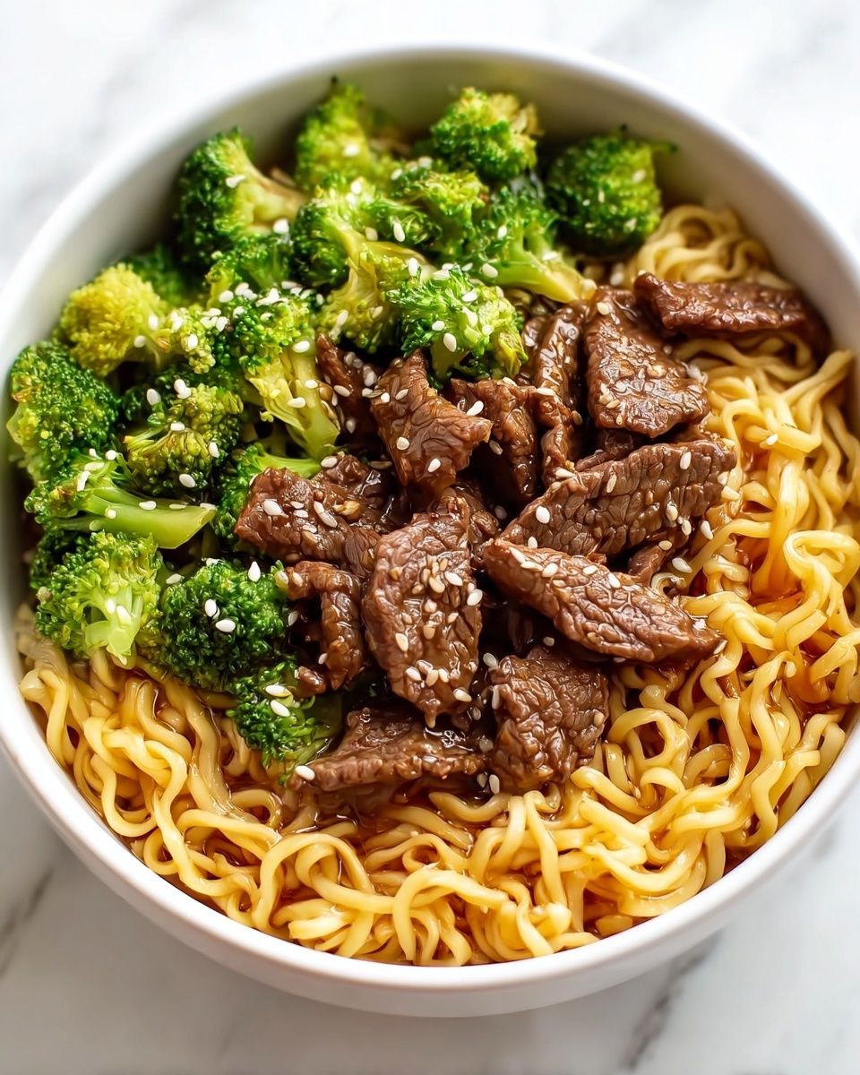 Beef and Broccoli Ramen Stir Fry Recipe - Recipe Image