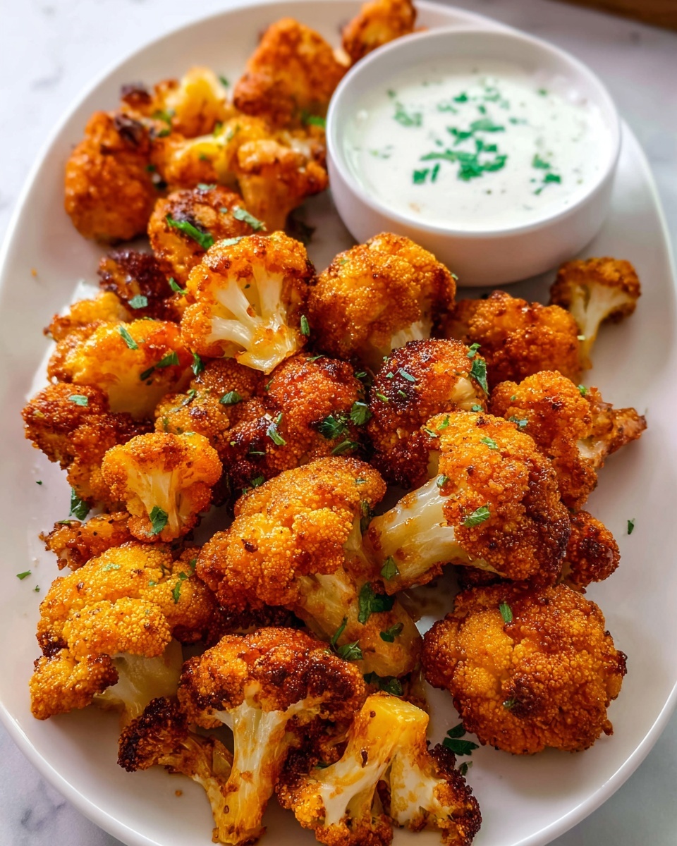 Air Fryer Cauliflower Wings Recipe - Recipe Image