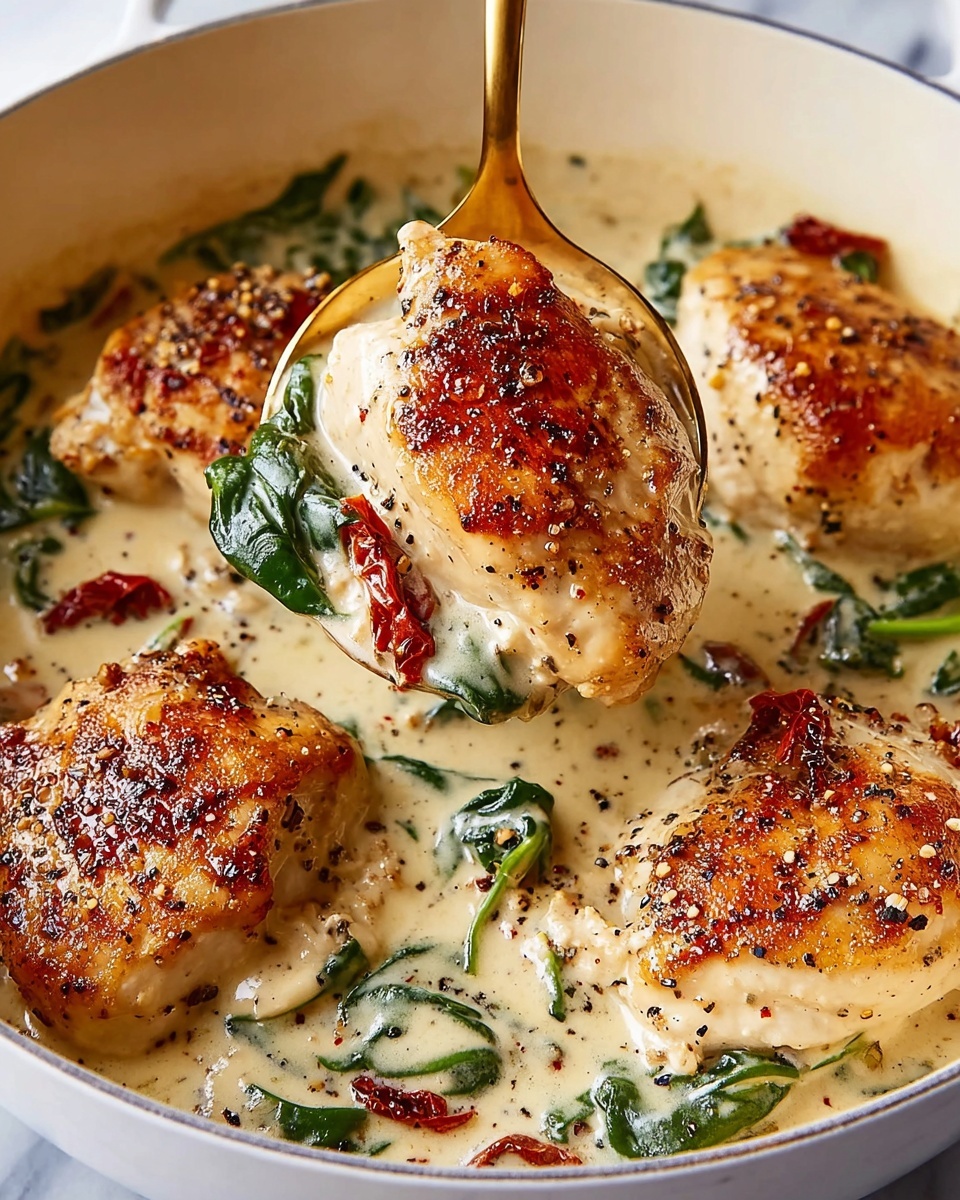 Creamy Tuscan Chicken Recipe - Recipe Image