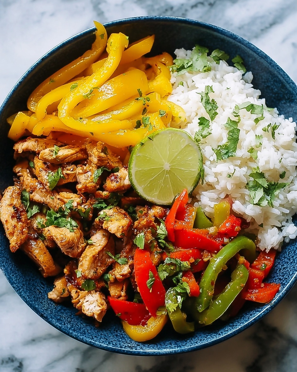 Chicken Fajita Bowl Recipe - Recipe Image