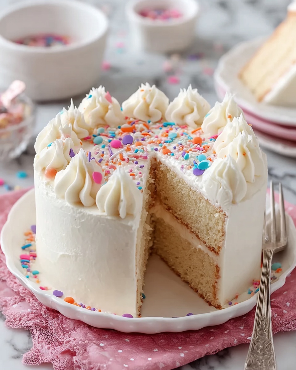 White Cake From Scratch Recipe - Recipe Image