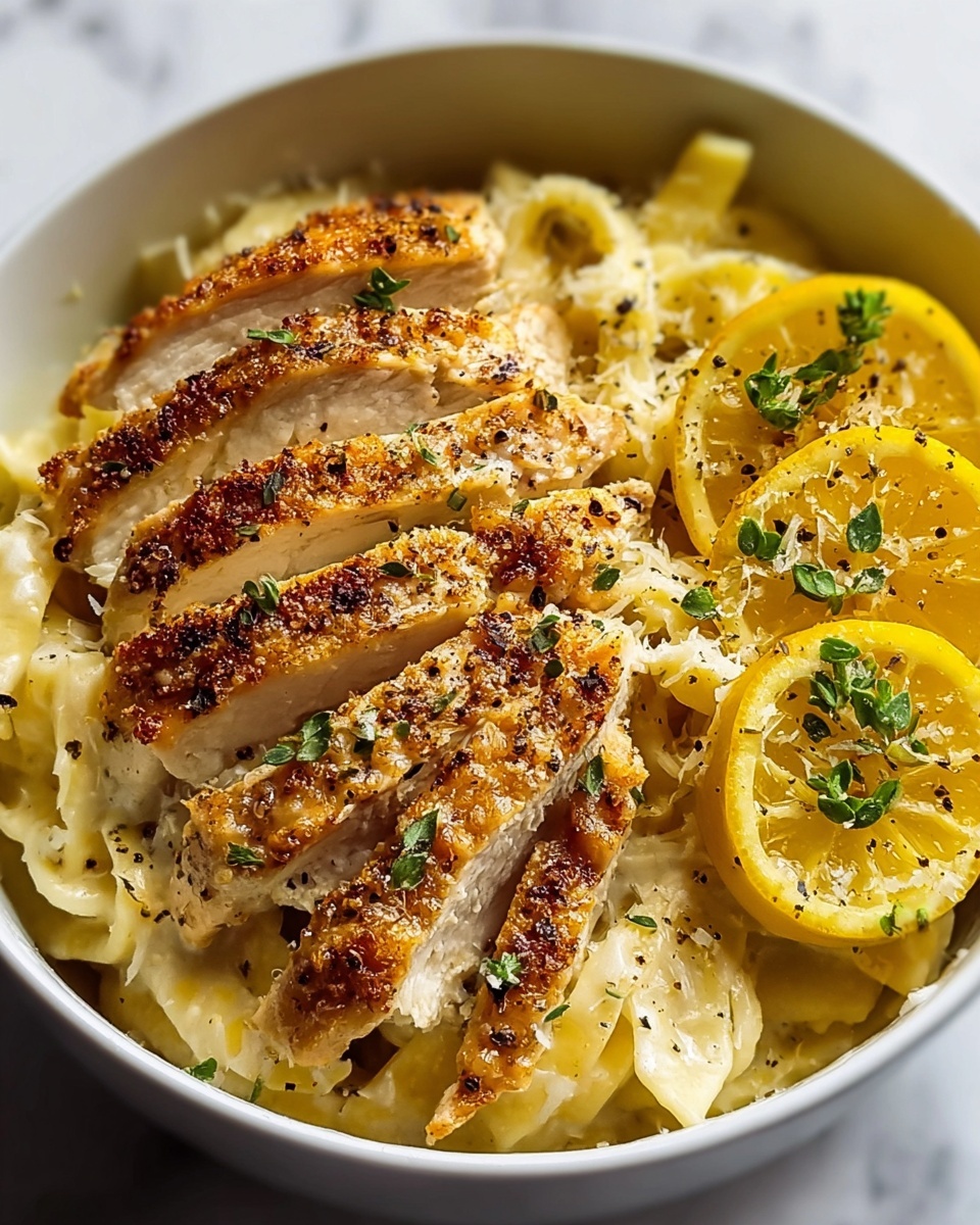 Lemon Chicken Pasta Recipe - Recipe Image