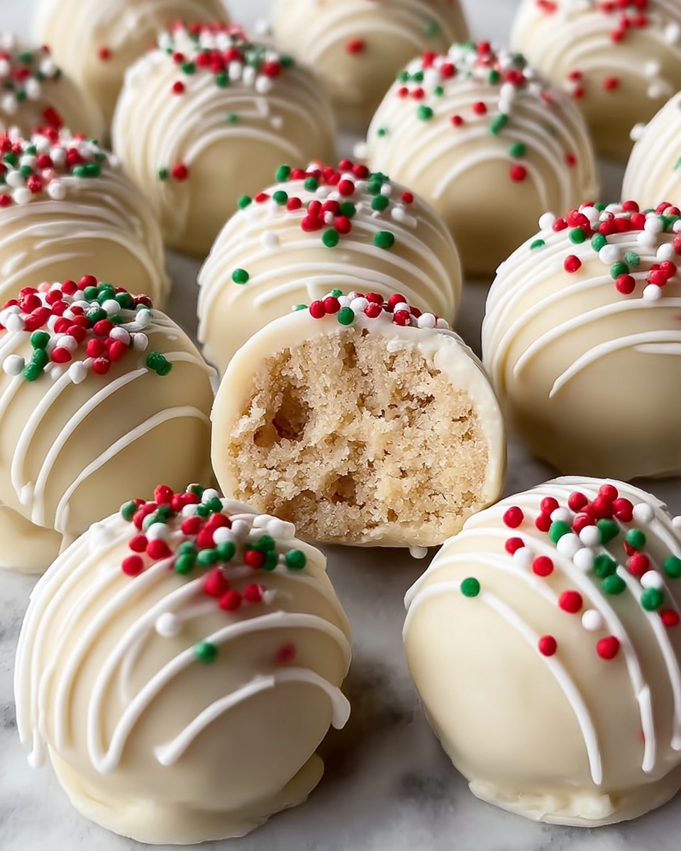 Sugar Cookie Truffles Recipe - Recipe Image