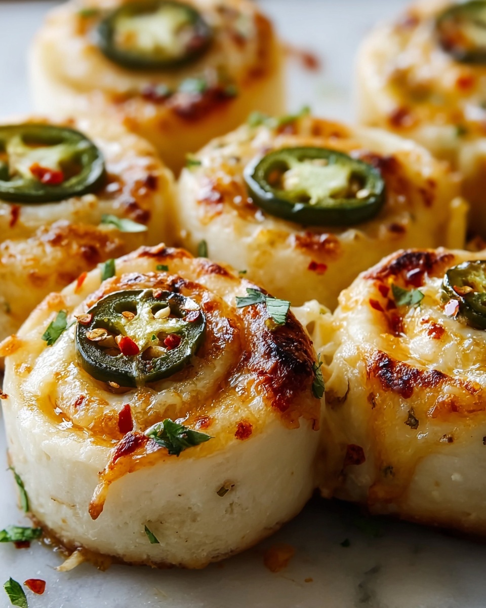 Jalapeño Popper Stuffed Rolls Recipe - Recipe Image