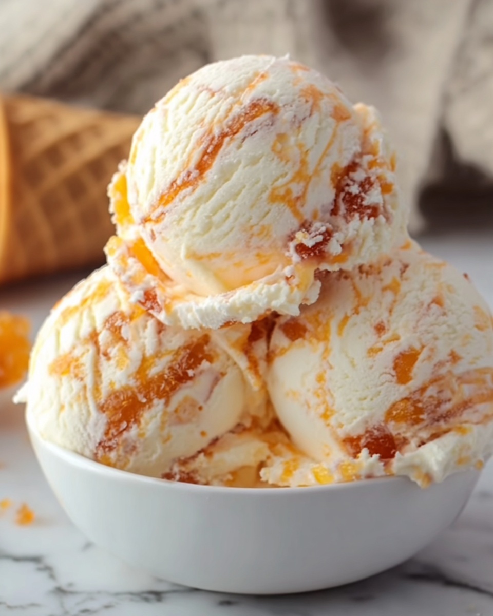 Orange Ice Cream Recipe - Recipe Image
