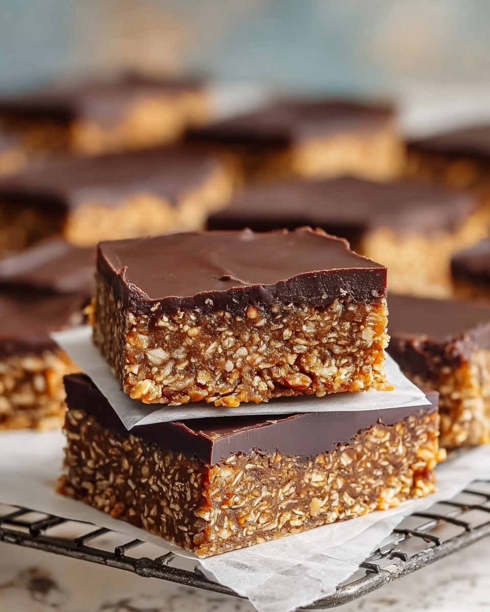 Chocolate Date Almond Bars Recipe - Recipe Image