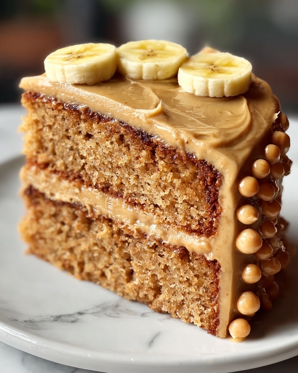 Peanut Butter Banana Cake Recipe - Recipe Image
