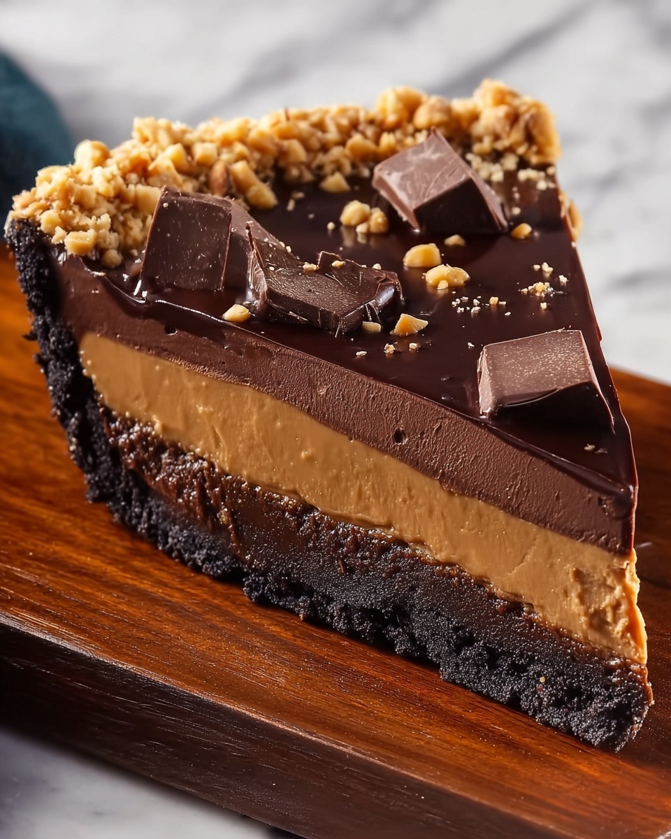 Peanut Butter Chocolate Mud Pie Recipe - Recipe Image