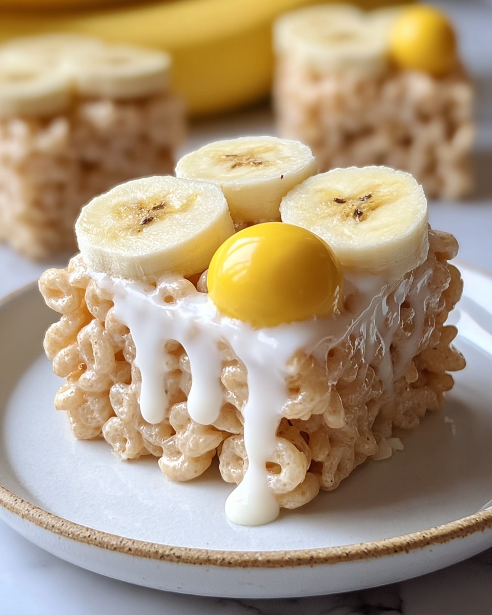 Banana Pudding Rice Krispie Treats Recipe - Recipe Image