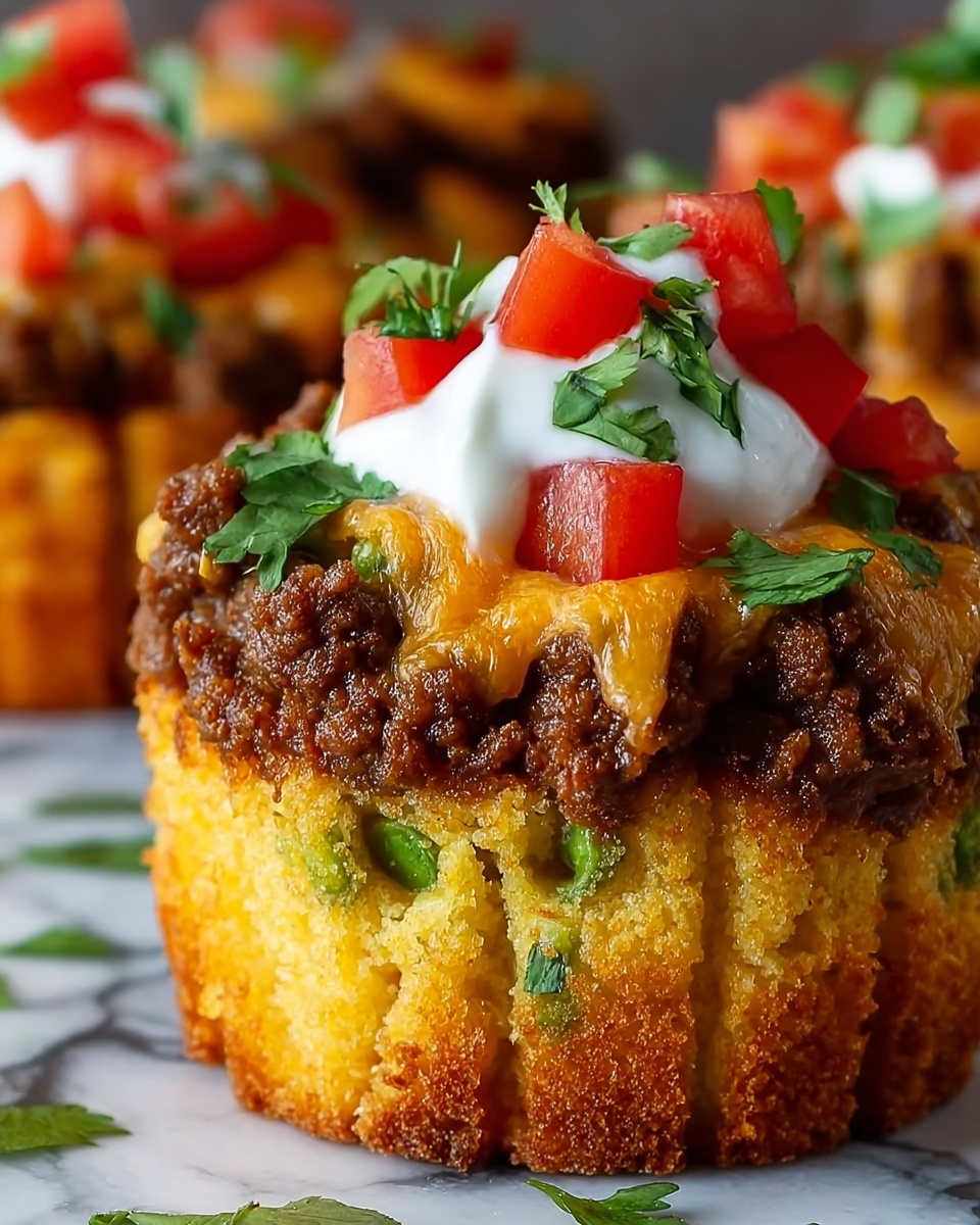 Taco Cupcakes Recipe - Recipe Image