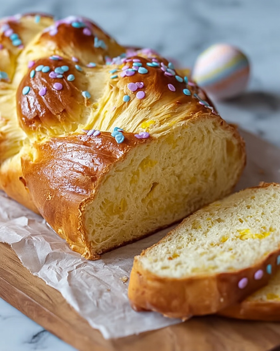 Italian Ricotta Easter Bread Recipe - Recipe Image