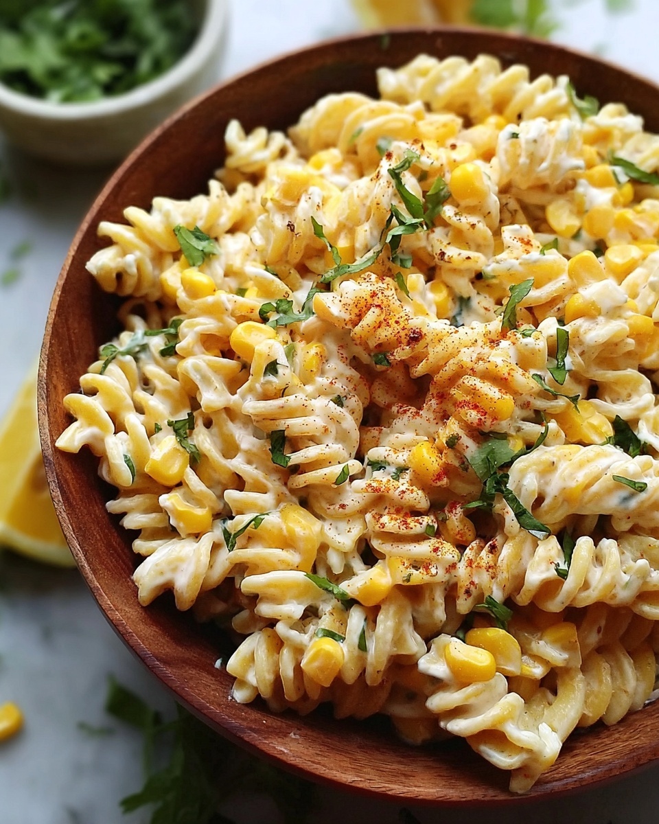 Mexican Street Corn Pasta Salad Recipe - Recipe Image