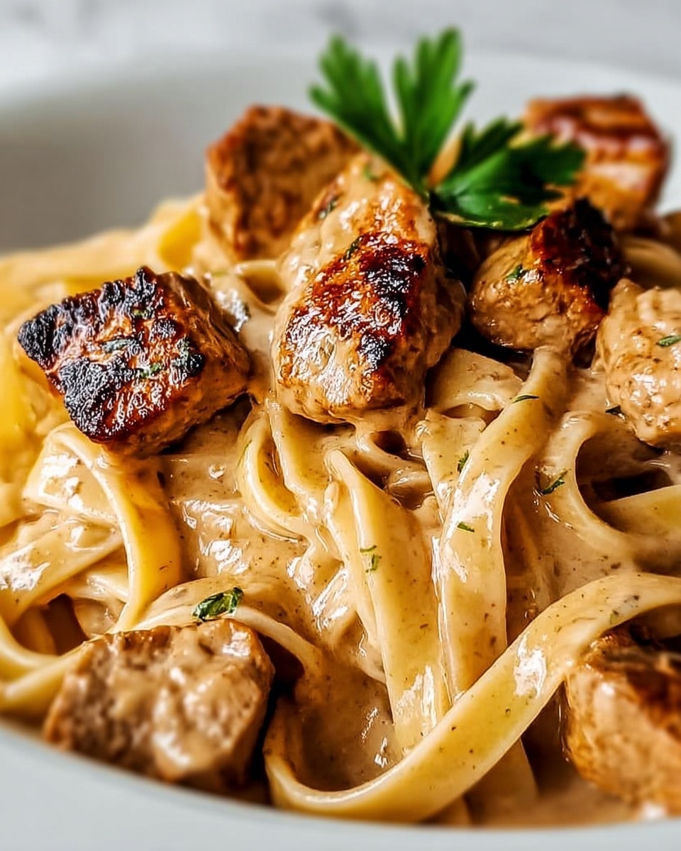 Flavor-Packed Cowboy Butter Chicken Linguine Recipe - Recipe Image