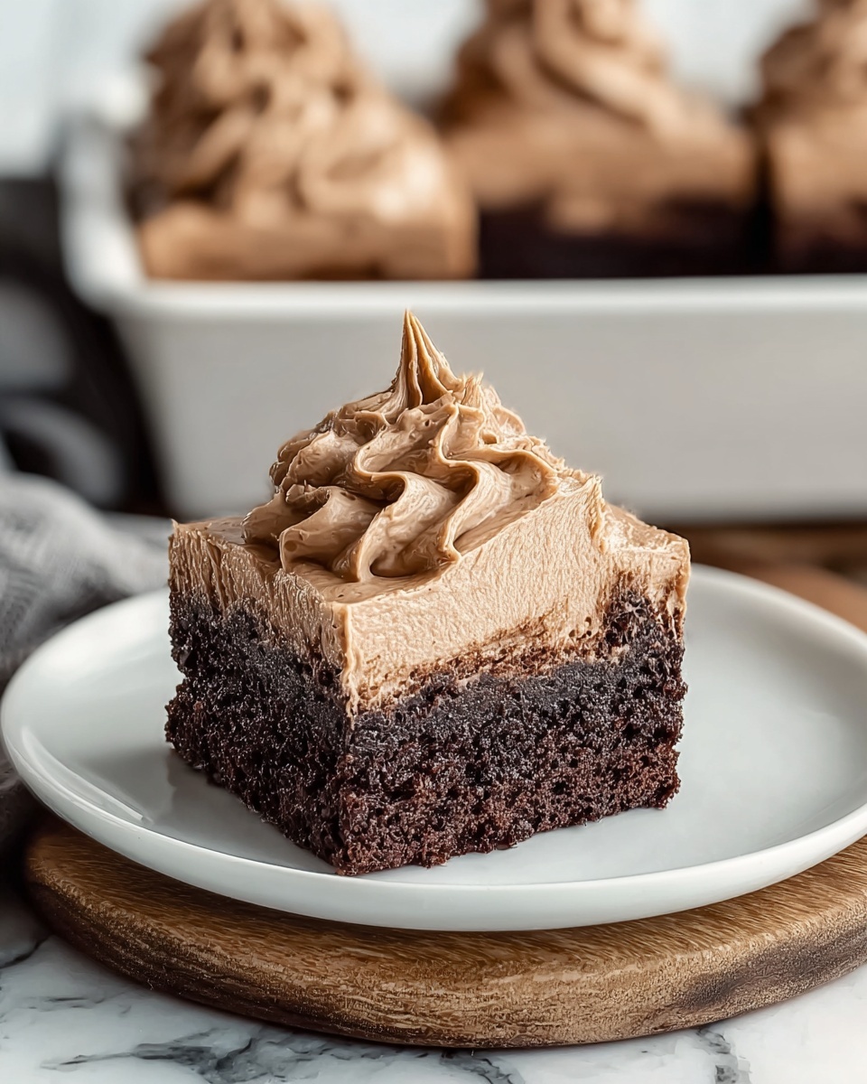 Frosted Coffee Brownies Recipe - Recipe Image