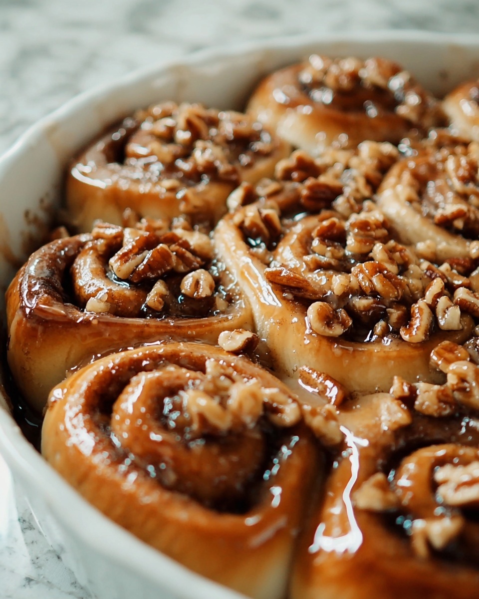 Apple Pecan Cinnamon Roll Bake Recipe - Recipe Image