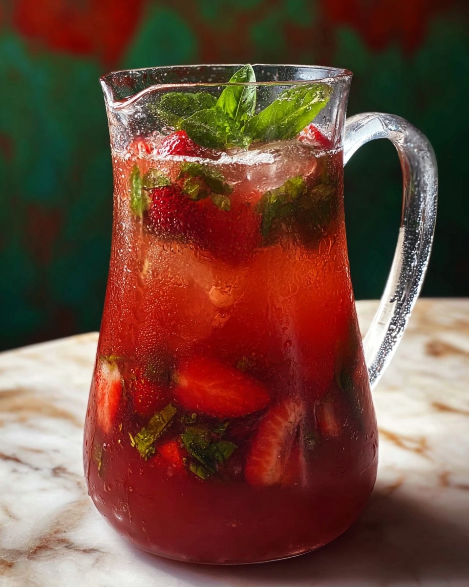 Strawberry Basil Lemonade Recipe - Recipe Image