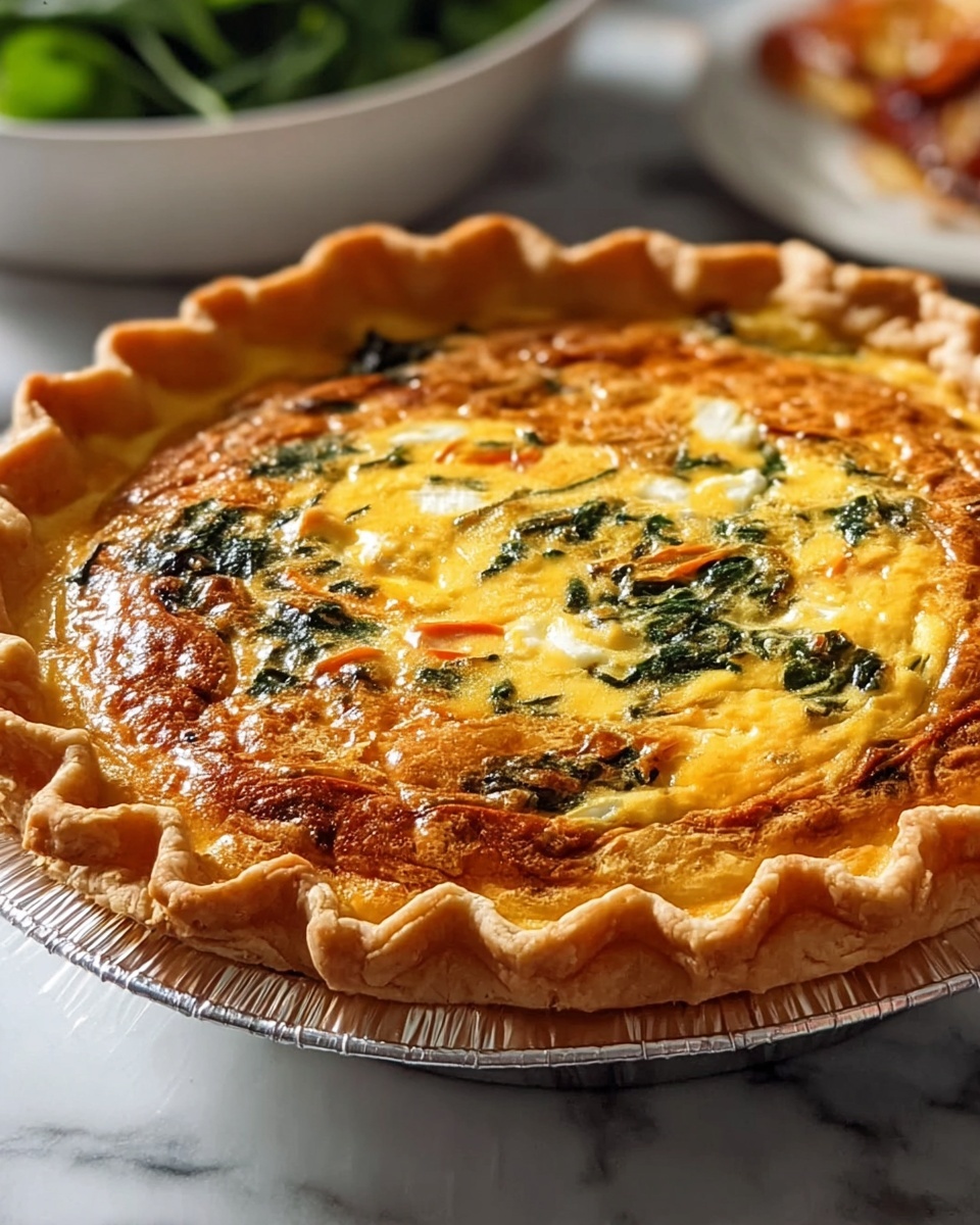 Ricotta Spinach Quiche Recipe - Recipe Image