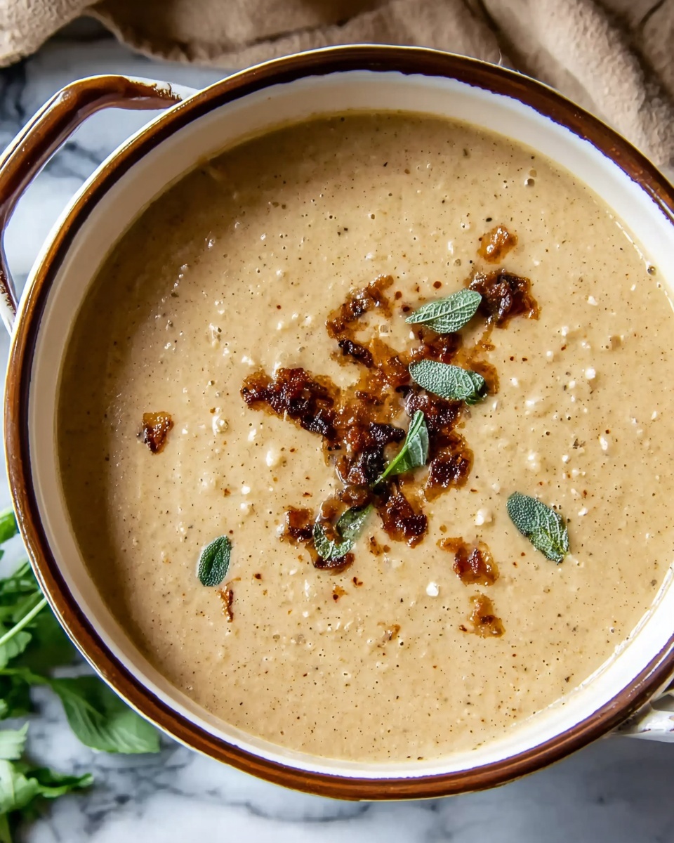 Asiago Roasted Garlic Cauliflower Soup Recipe - Recipe Image