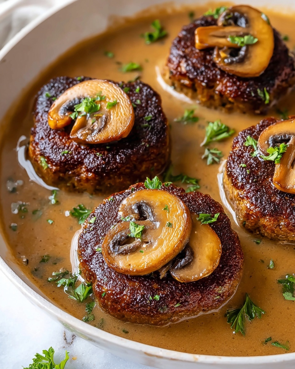 Easy Homemade Salisbury Steak Recipe - Recipe Image