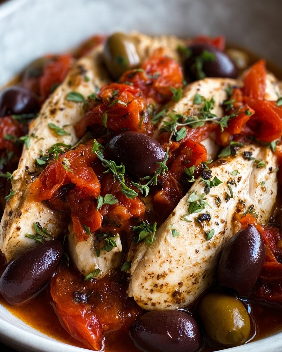Slow Cooker Mediterranean Chicken Recipe - Recipe Image