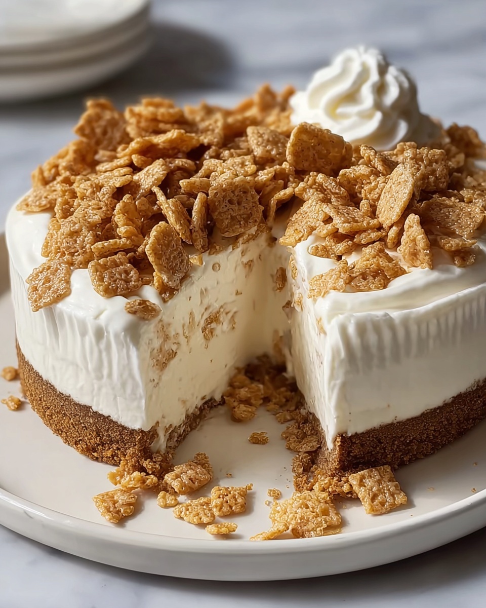 Cinnamon Toast Crunch Cheesecake Recipe - Recipe Image