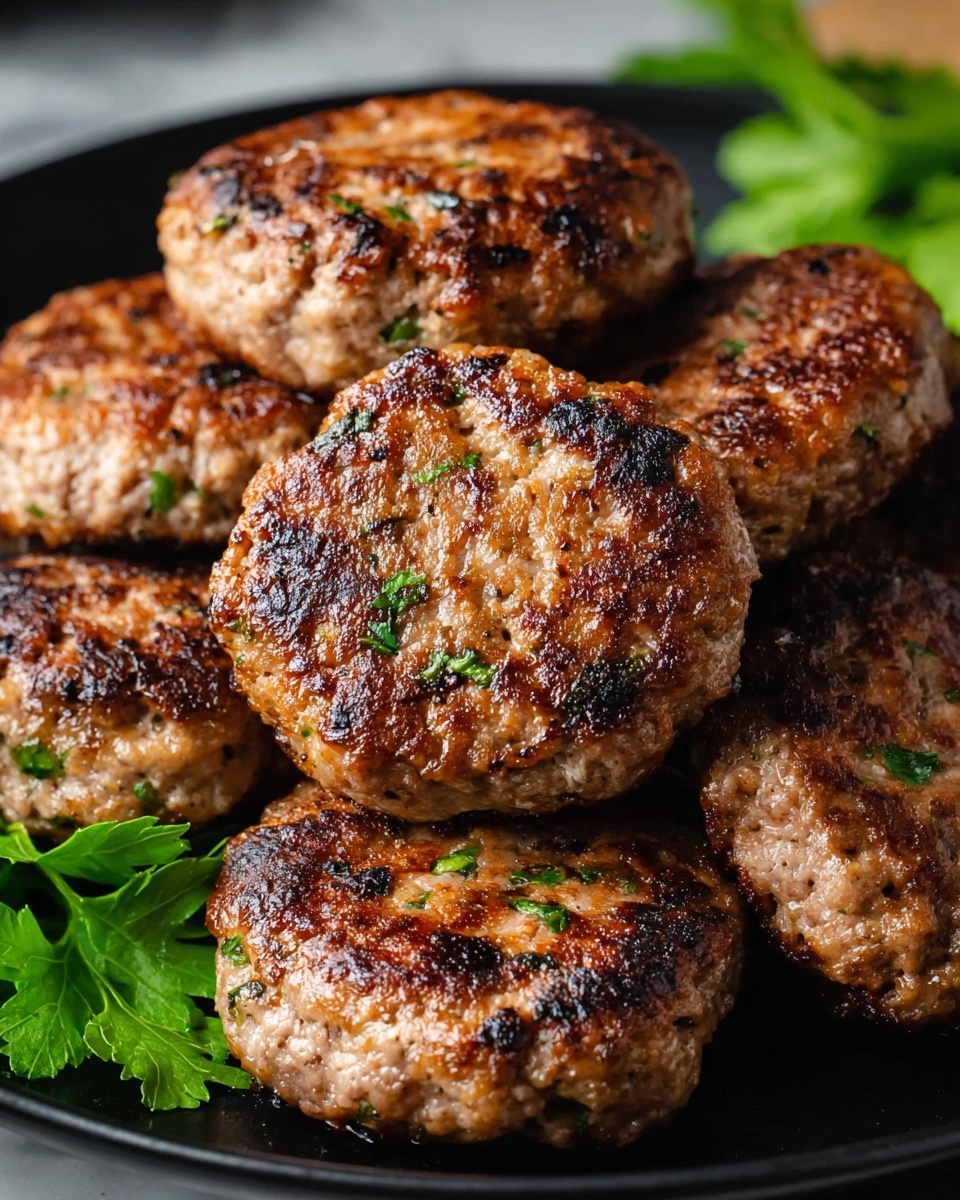 Homemade Ground Chicken Sausage Patties Recipe - Recipe Image