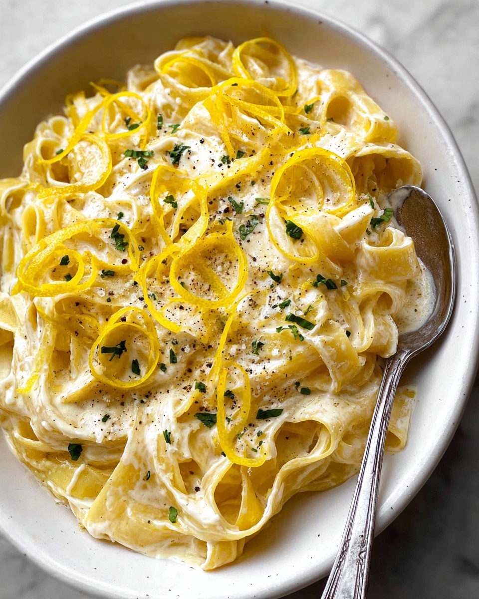 Pappardelle al Limone (Creamy Lemon Pasta) Recipe - Recipe Image