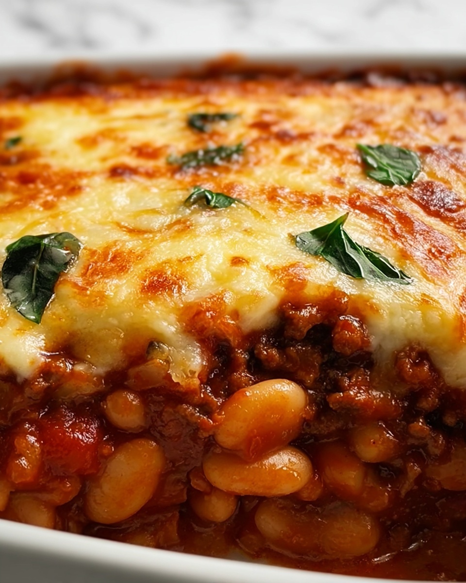 Cheesy White Bean Tomato Bake Recipe - Recipe Image
