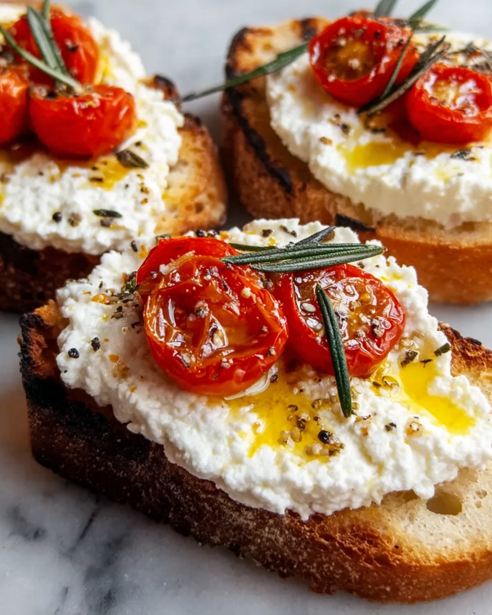 Whipped Feta Bruschetta Recipe - Recipe Image