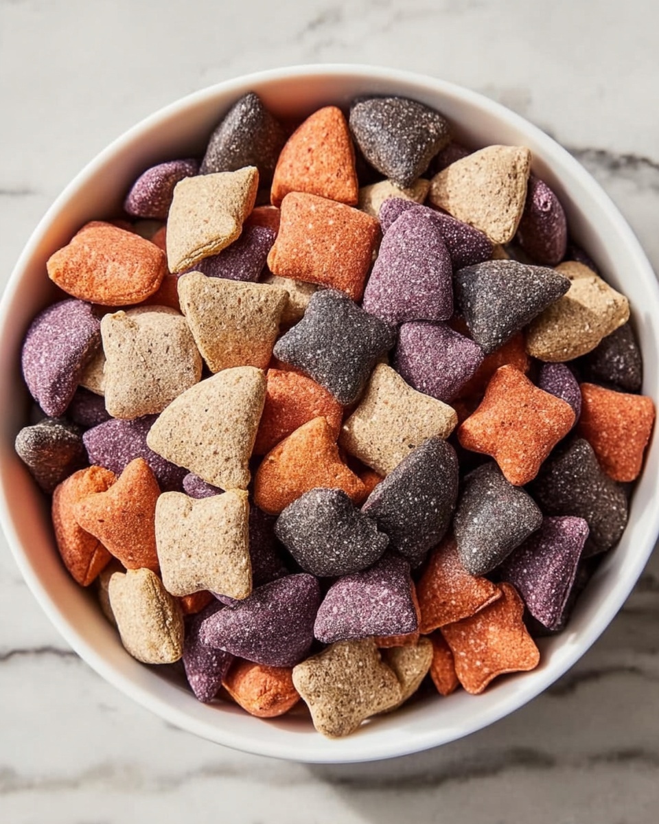 Halloween Muddy Buddies Snack Mix Recipe - Recipe Image