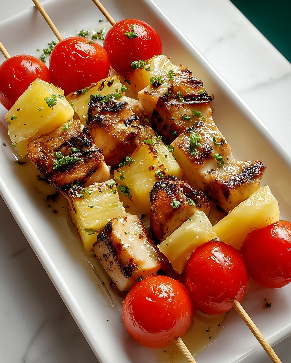 Cold Chicken-Cheese Kabobs Recipe - Recipe Image
