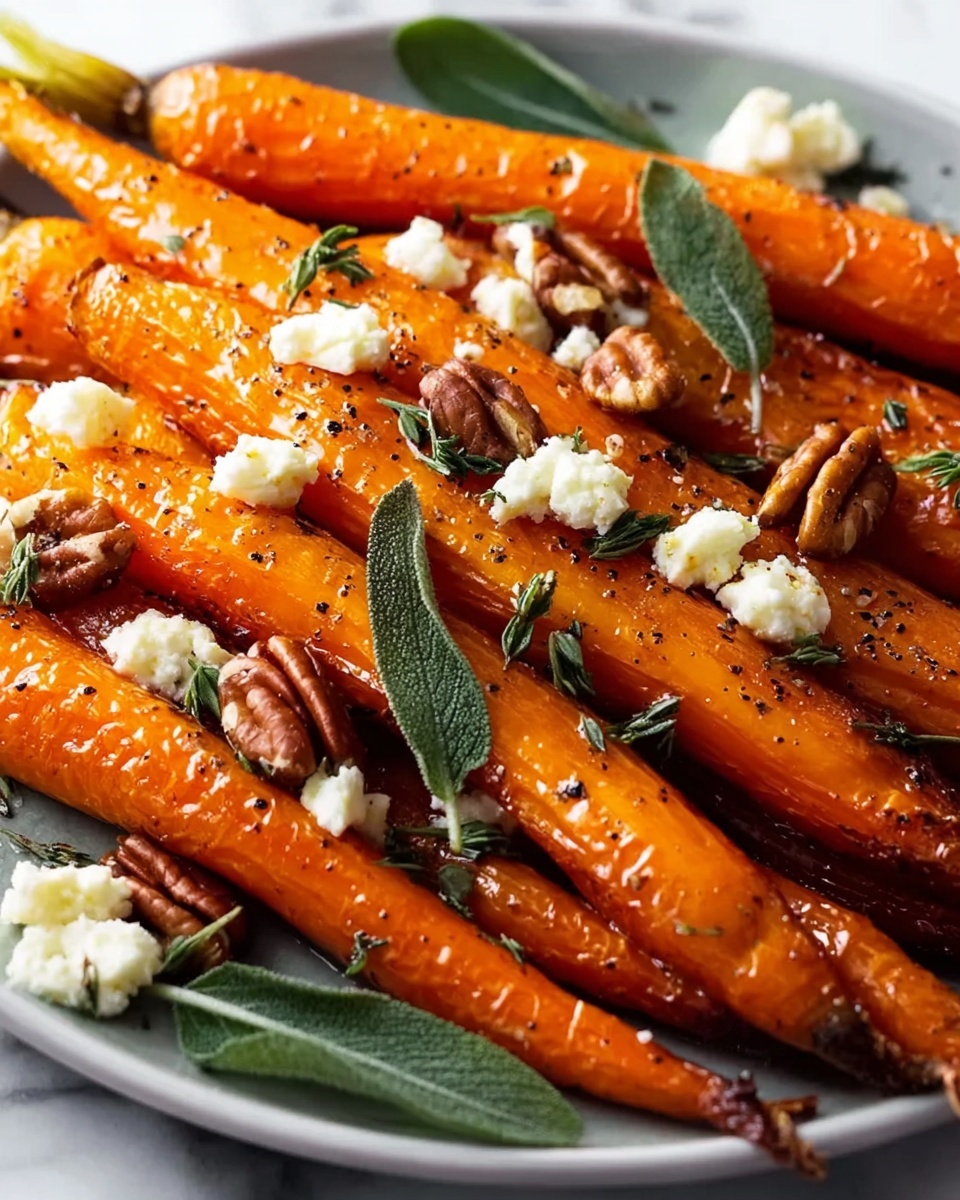 Roasted Carrots with Candied Pecans and Goat Cheese Recipe - Recipe Image