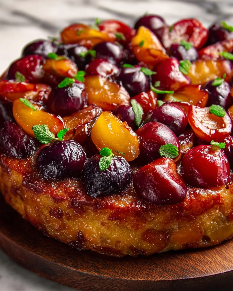 Easy Summer Fruit Cake with Yogurt Recipe - Recipe Image