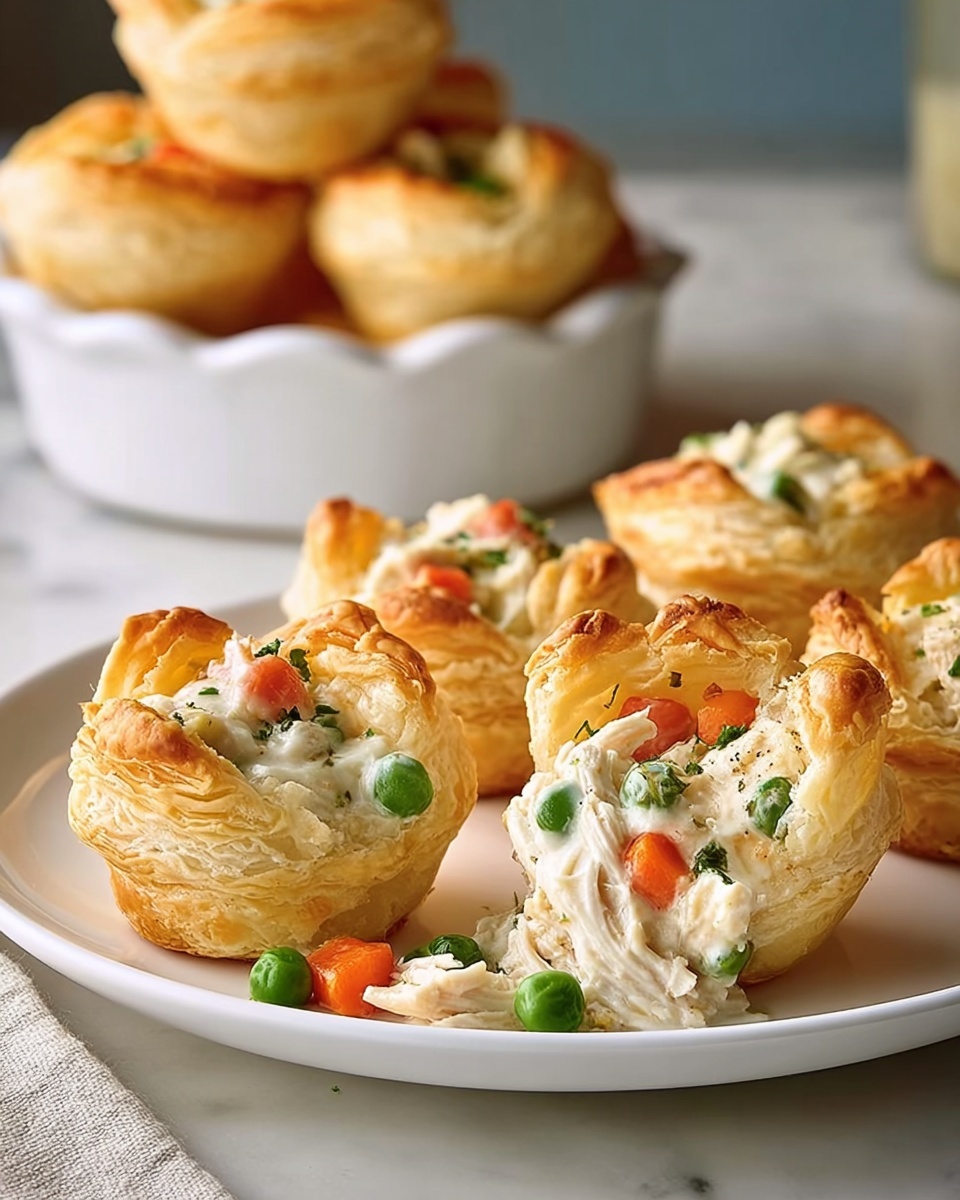 Mini Chicken Pot Pie with Grands Biscuits Recipe - Recipe Image