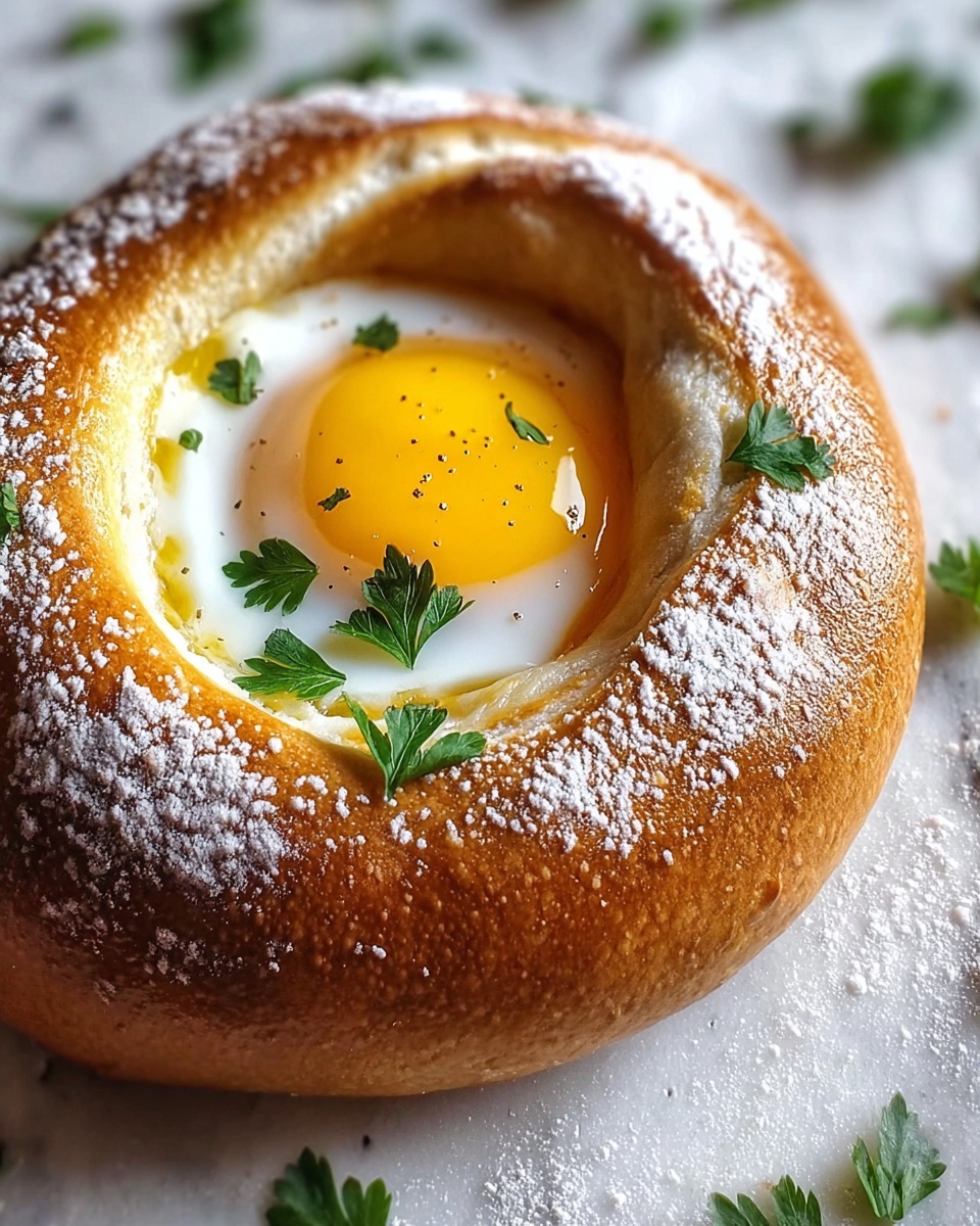 Breakfast Bagel: Egg in the Hole with Bacon, Halloumi, and Avocado Recipe - Recipe Image