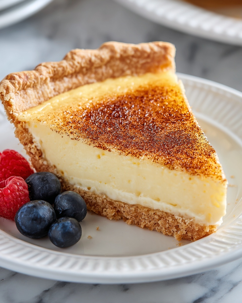 Egg Custard Pie Recipe - Recipe Image