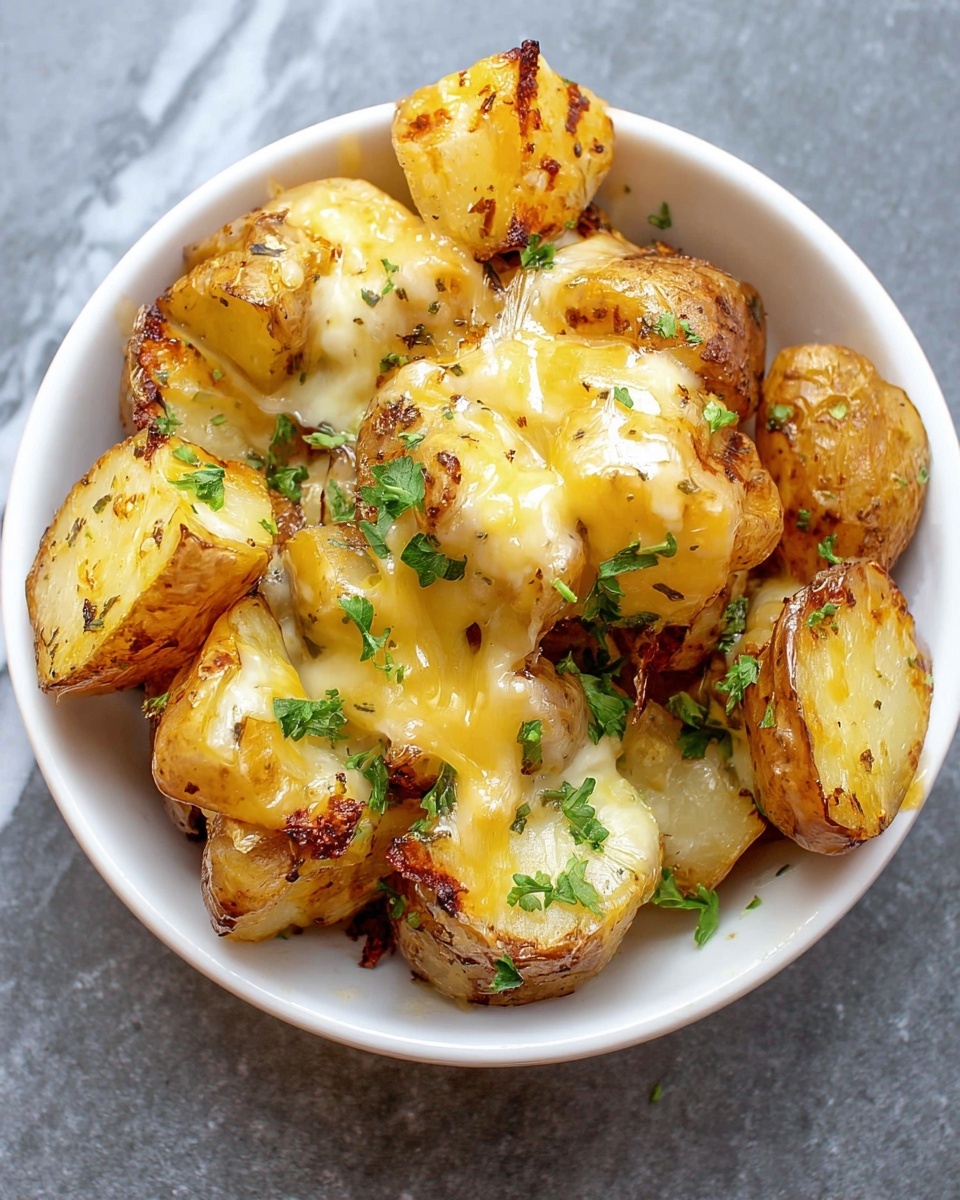 Easy and Cheesy Ranch Baked Potatoes Recipe - Recipe Image