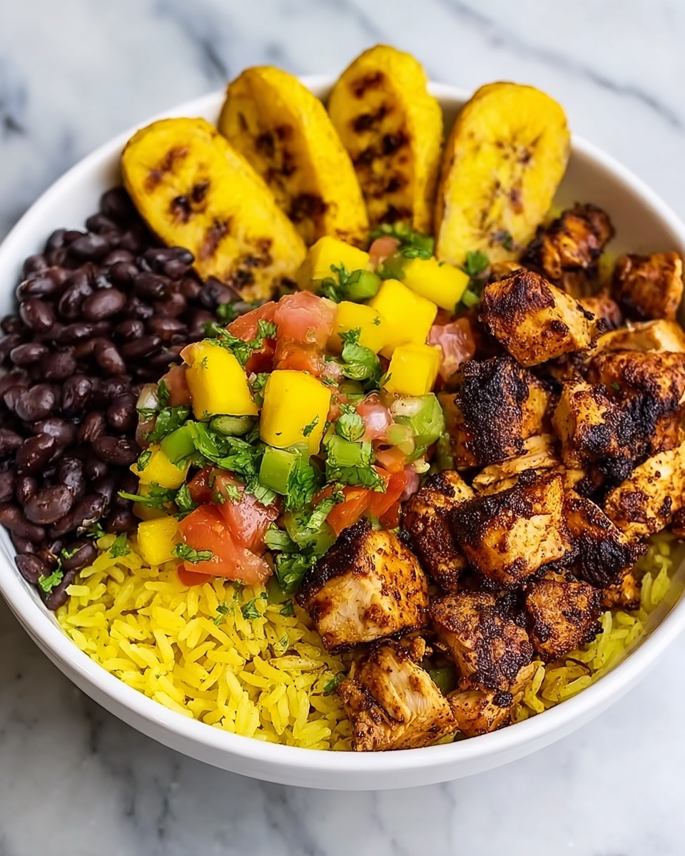 Cuban Chicken & Black Bean Rice Bowls Recipe - Recipe Image