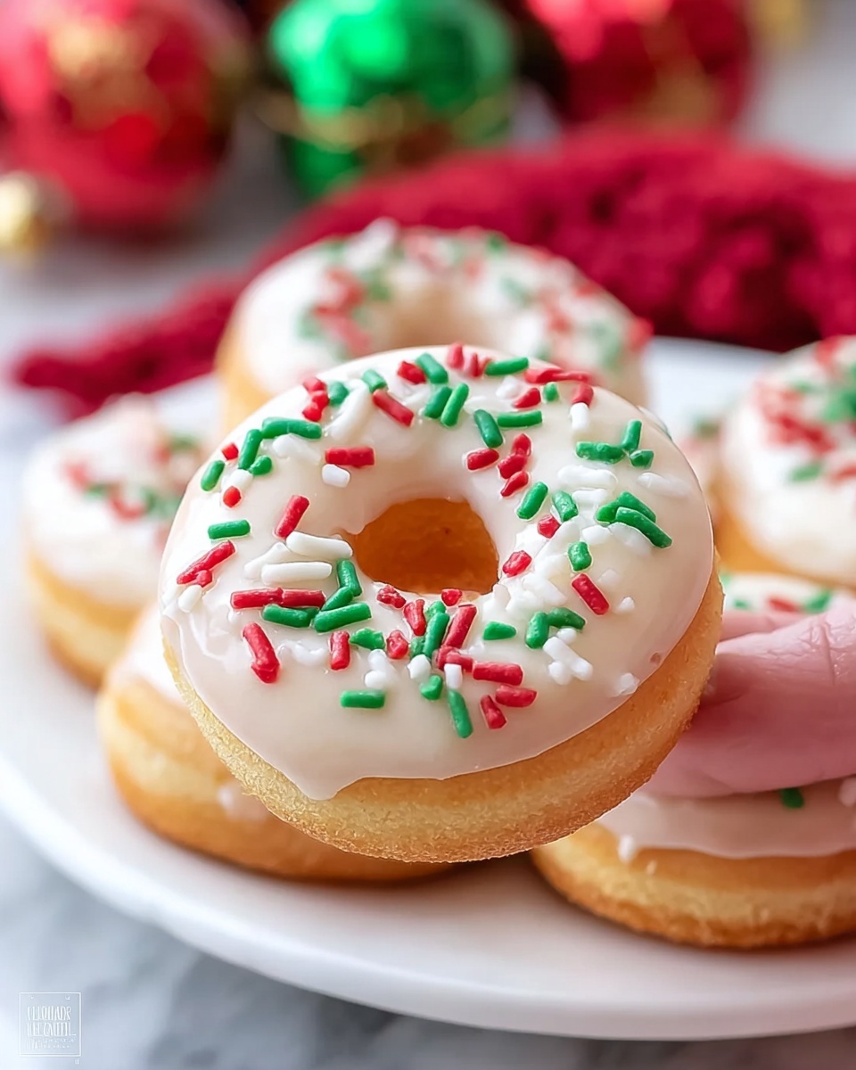 Christmas Doughnuts Recipe - Recipe Image
