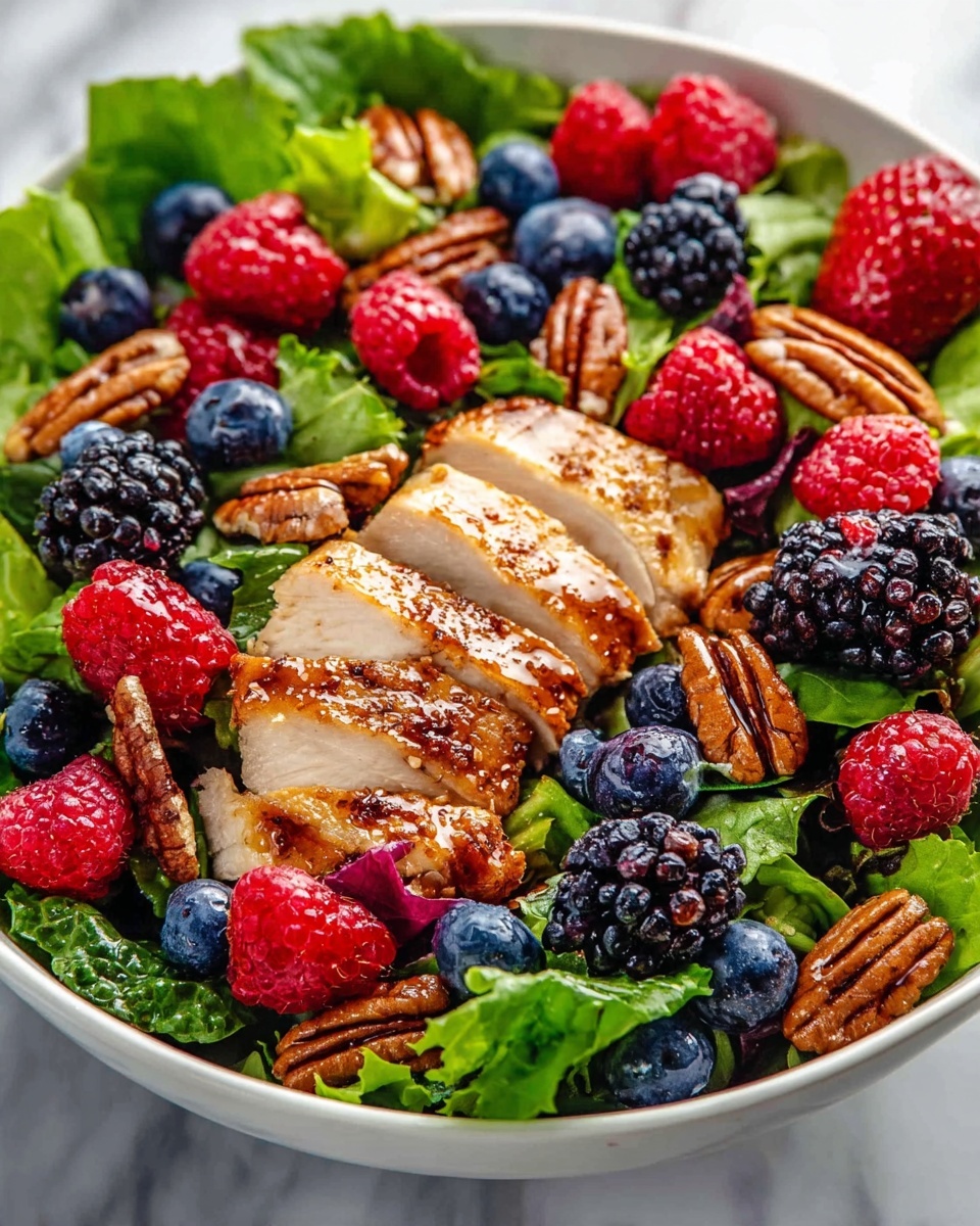 Berry Chicken Salad with Poppy Seed Dressing Recipe - Recipe Image