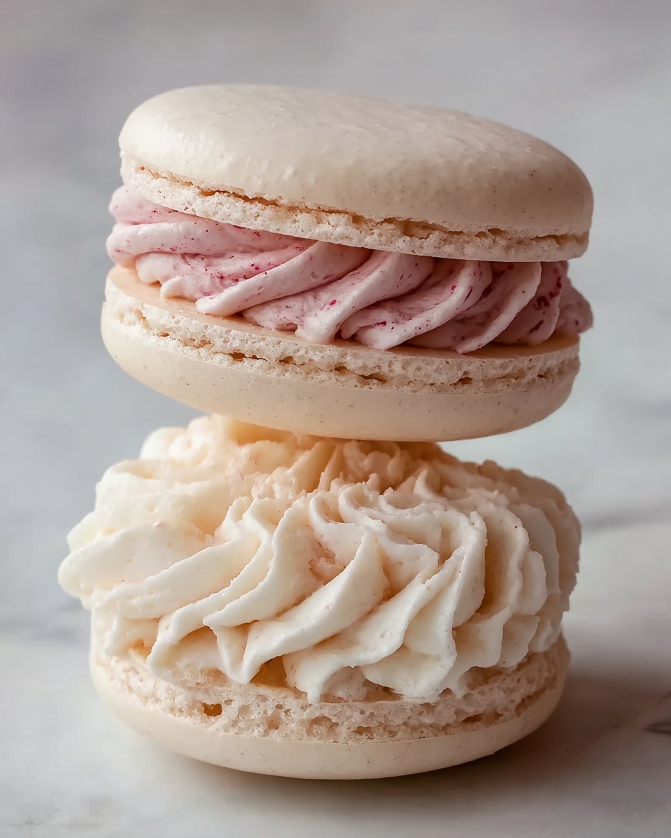 White Chocolate Raspberry Macarons Recipe - Recipe Image