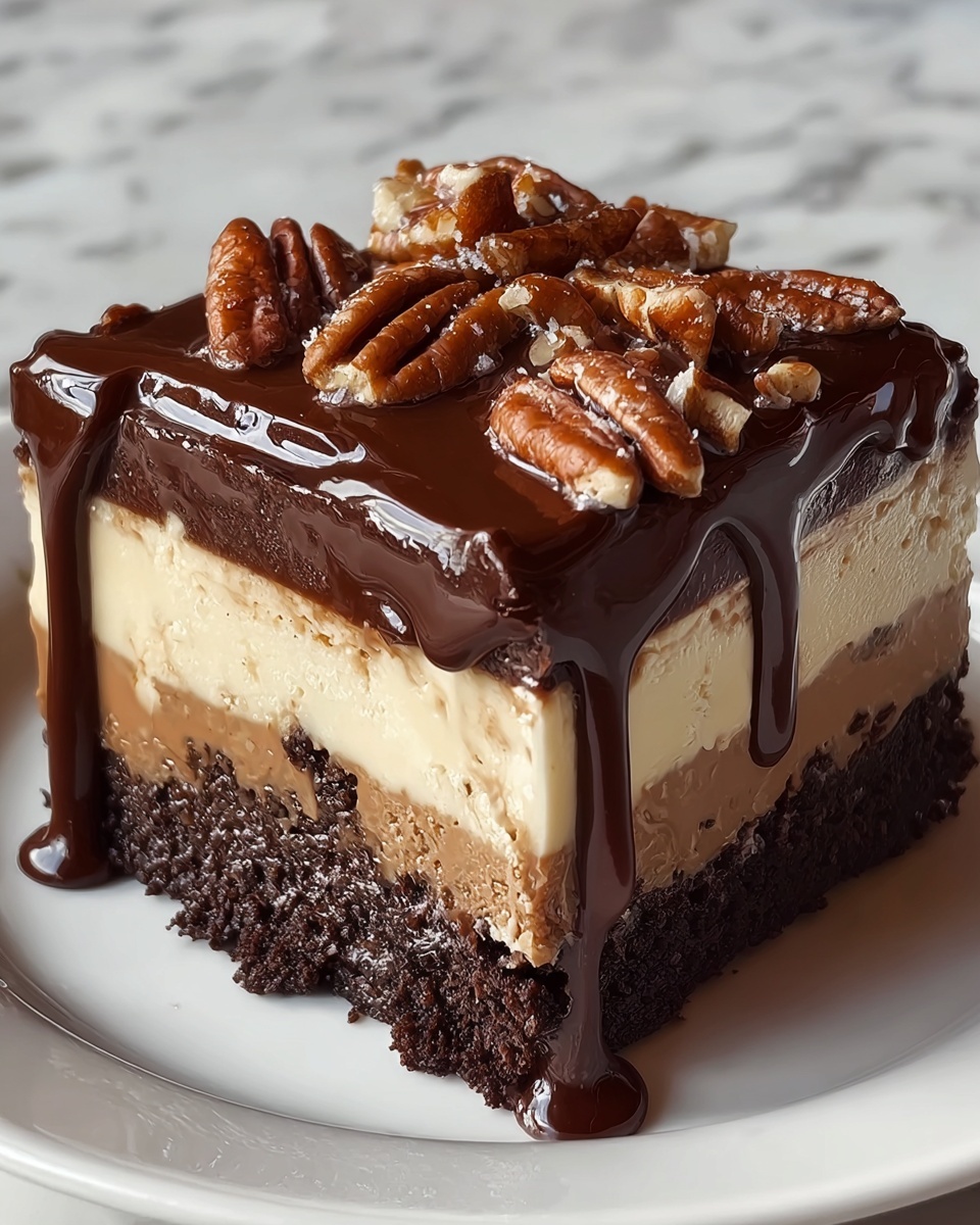 German Chocolate Poke Cake Recipe - Recipe Image
