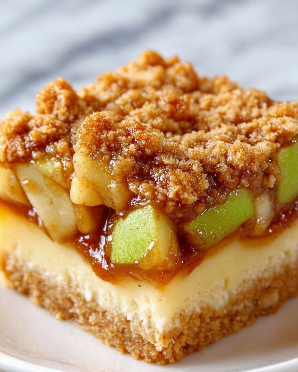 Apple Crisp Mini Cheesecakes Recipe - Recipe Image