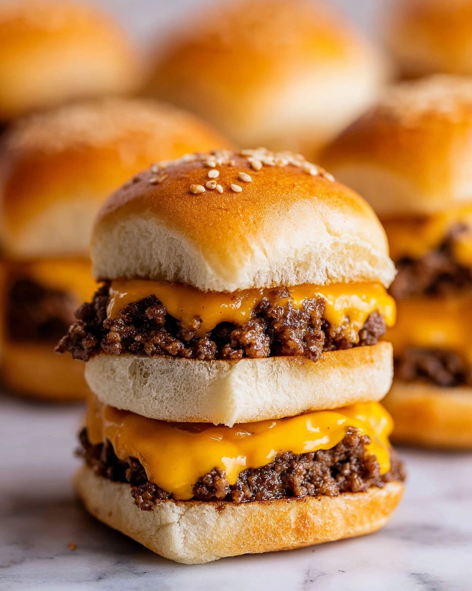 Cheeseburger Sliders Recipe - Recipe Image