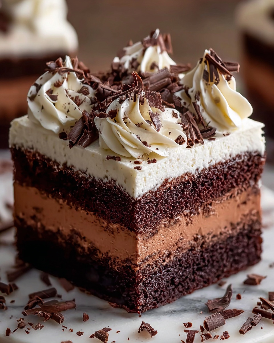 Brownie Refrigerator Cake Recipe - Recipe Image