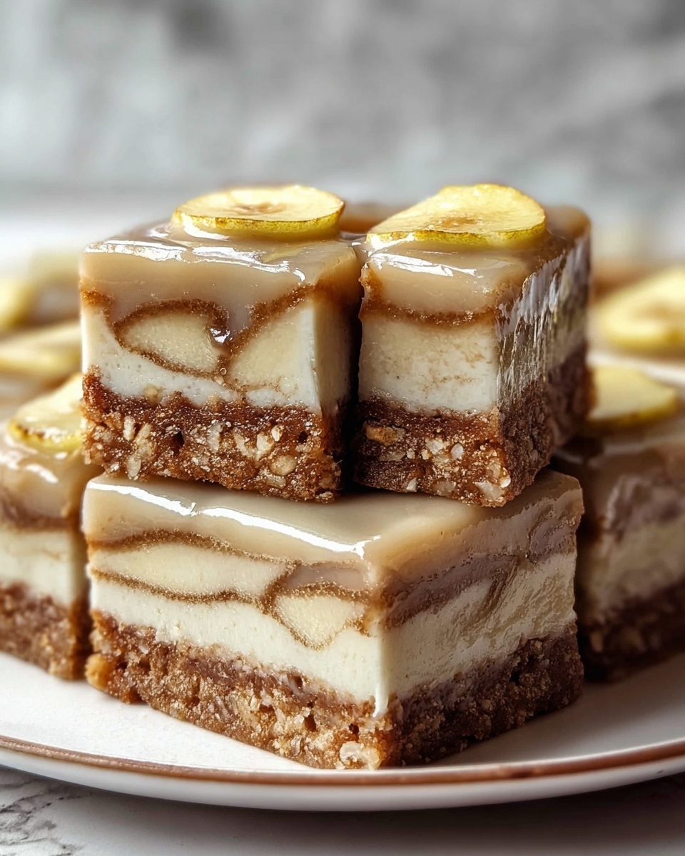 Brown Butter Apple Blondies with Cinnamon Maple Glaze Recipe - Recipe Image